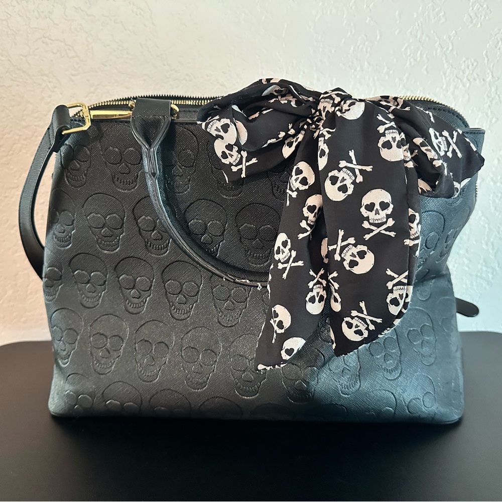Betsey Johnson Skulktastic Satchel